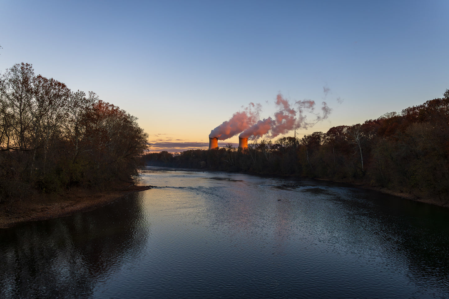 Hidden River – Cooling Towers – Parkerford PA – Art Works Gallery