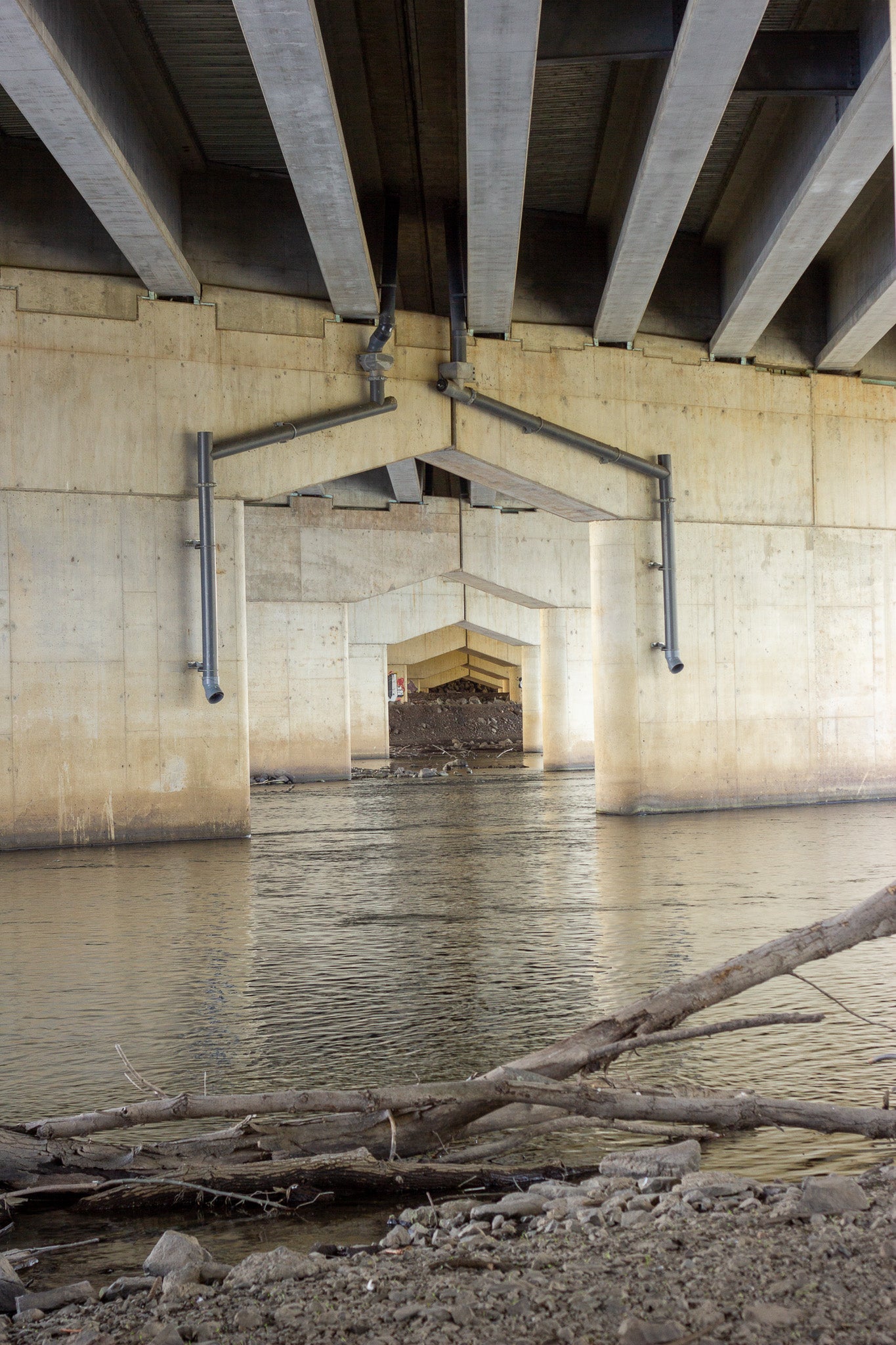 Hidden River – Overpass Piles – Pottstown PA – Art Works Gallery